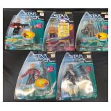 5 Star Trek Action Warp Factor 2 Action Figures