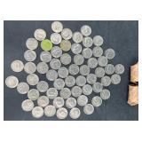 101 Kennedy Half Dollar Coins 1970's