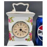 Howard Miller Porcelain Floral Clock Works