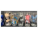 5 Vntg 1970's Pepsi Glasses Warner Bros. Cartoons