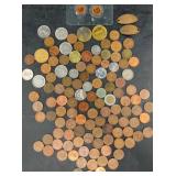 Assorted U.S. & Foreign Coins, Various Years