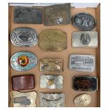 15 Diverse Belt Buckles  Old West, Trucks +
