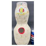 Ceramic Udu African Folk Drum Percussion, Signed