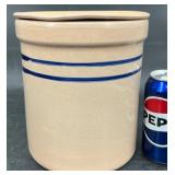 Vintage Stoneware Crock w Lid