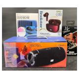 Bluetooth Speaker, Sound Machine & Earbuds Lot