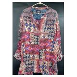Vntg Johnny Was Voyager Bohemian Tunic Women's L