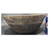 Handmade African Tuareg Carved Wood Bowl