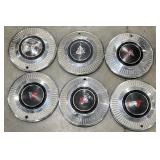 6 Vintage 1963-1965 Plymouth Valiant 13' Hubcaps