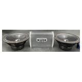 2 Kicker Subwoofers & Boss Armor Amplifier