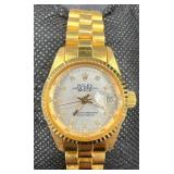 Faux Rolex Oyster Perpetual Datejust Women's Watch
