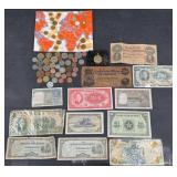 World Currency Coins & Banknotes Collection