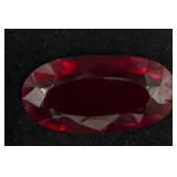 156.50ct Natural Blood Red Ruby Oval Cut Gemstone