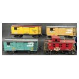 4ï¿½G Scale Model Railroad Train Cars