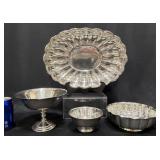 4 Pc Reed & Barton Silver-Plated Tableware