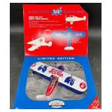 Sealed LE Gearbox Pepsi-Cola Diecast Biplane Bank