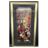 Jazz Club Framed Art Print by Didier Lourenco
