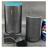 2 Amazon Alexa Echo Smart Speakers
