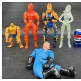 5 Fantastic Four Action Figures - Mr. Fantastic +