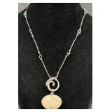 Handcrafted Sterling Stone Pendant Necklace