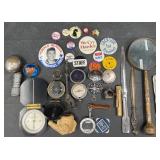 Small Vintage Treasures - Compasses, Political +