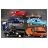 6 Diecast Models Cars - Ferrari +