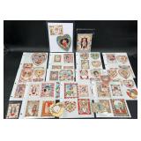 55 Vintage Die-Cut Valentines Day Cards