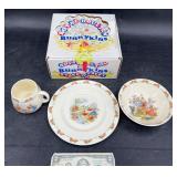 Vintage Royal Doulton Bunnykins Bowl Plate Mug Set