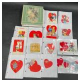 30 Vintage Kitsch Valentines in Album