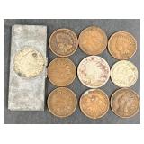 Indian Head Pennies, Liberty Head Nickel +