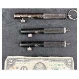 3 Vintage WW2 US Navy Pen-Style Flare Launchers