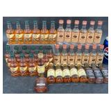 43 Mini Bottles of Vodka & Whiskey- Jack Daniels+