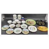 Vntg San Juan Capistrano Swallowsï¿½Souvenir Dishes