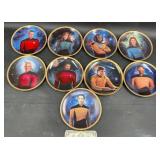 9 Star Trekï¿½The Next Generationï¿½Collector Plates
