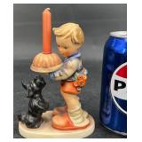 Hummel Begging His Share Candleholder Figurine