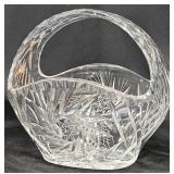 Vintage Basket Candy Dish w Pinwheel Design