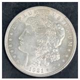 1921 Morgan Silver Dollar Coin
