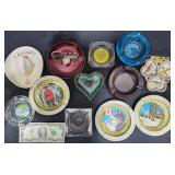Vntg Canadian Souvenir Ashtrays, Trinket Dishes