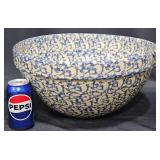 Vintage 16" Ransbottom Stoneware Mixing Bowl