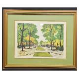 Piet Volckaert LE Promenade Art Print, Signed