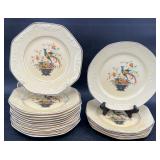 17 Vintageï¿½Salem Chinaï¿½Bird of Paradise Plates