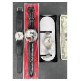 3 Disney Mickey Mouse Watches