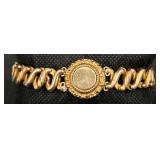 DFB Antique Gold-Filled Sweetheart Bracelet