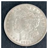 1921 Morgan Silver Dollar Coin