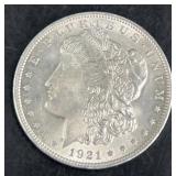 1921 Morgan Silver Dollar Coin
