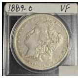 1889-O Morgan Silver Dollar Coin VF Grading