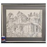 Shelton-McMurphey-Johnson Houseï¿½Framed Art Print