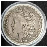 1883-S Morgan Silver Dollar Coin Fine