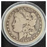 1897-O Morgan Silver Dollar Coin Circ