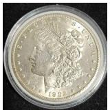 1902-O Morgan Silver Dollar Coin Fine