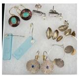 6 Pairs Fashion Earrings - Sterling +